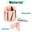 Adjustable Women Men Button Wrist Bangles for Workout Resistance Weights for Exercises, Walking, Dance, Jogging, Yoga, 1 LB Each, 2 Per Set pink