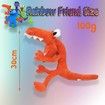 Rainbow Friends Plush Orange Plush Throw Cushion Toy Rainbow Friends Toy for Game Lovers Soft for Boys and Girls