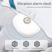 Vibration Alarm Clock Portable Silent Wakeup Travel Timepiece Bedroom Morning Deep Sleepers Accessories