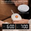 Vibration Alarm Clock Portable Silent Wakeup Travel Timepiece Bedroom Morning Deep Sleepers Accessories