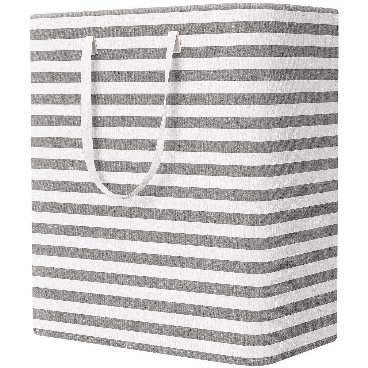 Laundry Basket Hamper Large Collapsible Laundry Hamper with Easy Carry Handles,Freestanding Clothes Hampers for Laundry,Bedroom,Dorm,Clothes,Towels,Toys (100L,Grey)