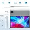 Veidoo Android 12 Tablet 10.36 Inch, 6GB + 128GB Memory(Up to 2TB), 2K1200*2000 FHD Screen, Octa-Core ProcessorDual Nano SIM Card 4G LTE Tablet (Gray)