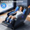 Full Body Massage Chair 3D Zero Gravity Deep Tissue Shiatsu Therapy Massager Electric for Back Neck Head Leg Shoulder Foot