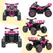 Kids Off Road Electric ATV Ride On Quad Bike 12V Toy 4 Wheeler Rechargeable Battery MP3 USB LED Children