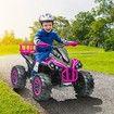 Kids Off Road Electric ATV Ride On Quad Bike 12V Toy 4 Wheeler Rechargeable Battery MP3 USB LED Children