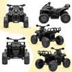 Electric Off Road Ride On Quad Bike 12V Kids Toy 4 Wheeler Children Rechargeable Battery MP3 USB LED Black