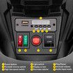 Electric Off Road Ride On Quad Bike 12V Kids Toy 4 Wheeler Children Rechargeable Battery MP3 USB LED Black