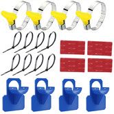 4PCS Pool Pipe Holders Intex Pool Accessories Prevent Pipe Sagging Improve Pool Hoses Lifespan Blue