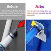 4PCS Pool Pipe Holders, Intex Pool Accessories, Prevent Pipe Sagging, Improve Pool Hoses Lifespan (Blue)