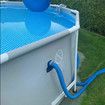 4PCS Pool Pipe Holders, Intex Pool Accessories, Prevent Pipe Sagging, Improve Pool Hoses Lifespan (Blue)