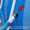 4PCS Pool Pipe Holders, Intex Pool Accessories, Prevent Pipe Sagging, Improve Pool Hoses Lifespan (Blue)