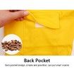 Waterproof Pet Dog Coat Jacket Vest Raincoat Clothes Dog Rain Coat Reflective Color Yellow Size M