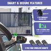 Automatic Gate Opener Electric Sliding Door Motor Remote Control Auto Smart Home Security Driveway Heavy Duty Operator 1500kg 4m Gear Track
