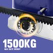 Automatic Gate Opener Electric Sliding Door Motor Remote Control Auto Smart Home Security Driveway Heavy Duty Operator 1500kg 4m Gear Track