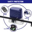 Automatic Gate Opener Electric Sliding Door Motor Remote Control Auto Smart Home Security Driveway Heavy Duty Operator 1500kg 4m Gear Track