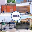 Sliding Gate Opener Automatic Electric 1500kg Remote Control Motor Auto Smart Door Driveway Heavy Duty Operator 6m Gear Track Home Security