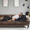 Triangle Wedge Pillow Bed Reading Cushion Set Acid Reflux Memory Foam Neck Pain Back Support Sleeping Velvet Fabric Leg Elevation