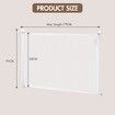Retractable Baby Gate Safety Pet Fence Dog Enclosure Safe Guard Security Guard Stairs Mesh Indoor Outdoor 179cm White