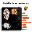 60cm Induction Cooktop Electric Cooker Stove Hob Burner Ceramic Glass Cook Top Hot Plate 4 Zones Touch Control Built In Maxkon