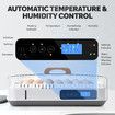 35 Eggs Incubator Automatic Hatcher Chicken Duck Quail Hatching Roller Humidity Temperature Control Transparent