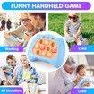 Electronic Handheld Puzzle Pop Light Up Game for Kids,Sensory Fidget Quick Push Games Toy for Boys and Girls6-12 Birthday Gift Light Blue