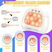 Electronic Handheld Puzzle Pop Light Up Game for Kids,Sensory Fidget Quick Push Games Toy for Boys and Girls6-12 Birthday Gift White