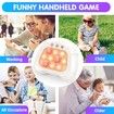 Electronic Handheld Puzzle Pop Light Up Game for Kids,Sensory Fidget Quick Push Games Toy for Boys and Girls6-12 Birthday Gift White