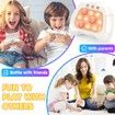 Electronic Handheld Puzzle Pop Light Up Game for Kids,Sensory Fidget Quick Push Games Toy for Boys and Girls6-12 Birthday Gift White