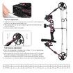 Compound Bow Arrow Kit Sports Hunting Archery Supplies Target Shooting RH 20-70lbs Adjustable Speed 320fps for Adults Beginner Master