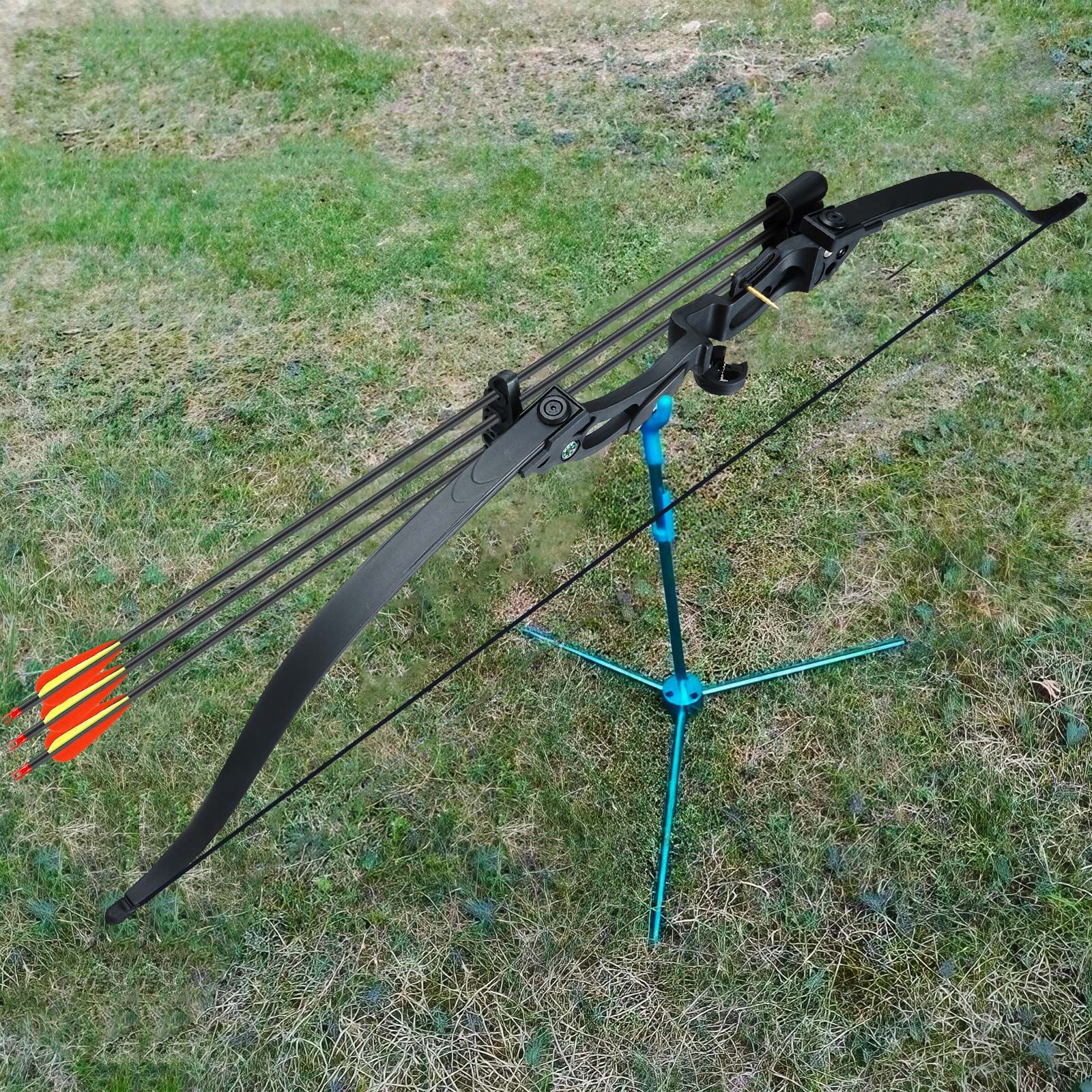 Recurve Bow Arrow Set 20lbs Archery Takedown Hunting Sports Equipment