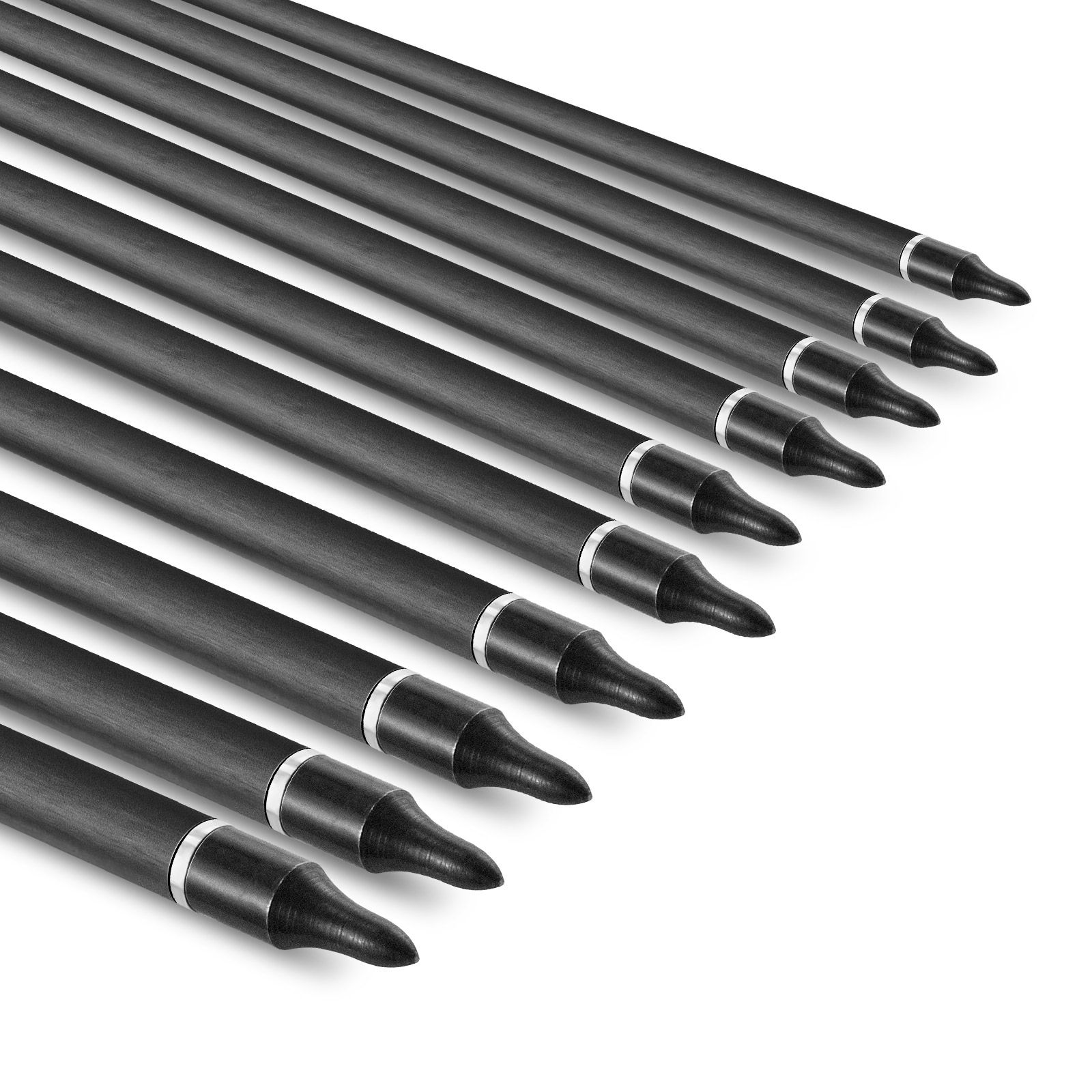 10x Carbon Arrows 30 Inch Archery Hunting Compound Recurve Long Bow