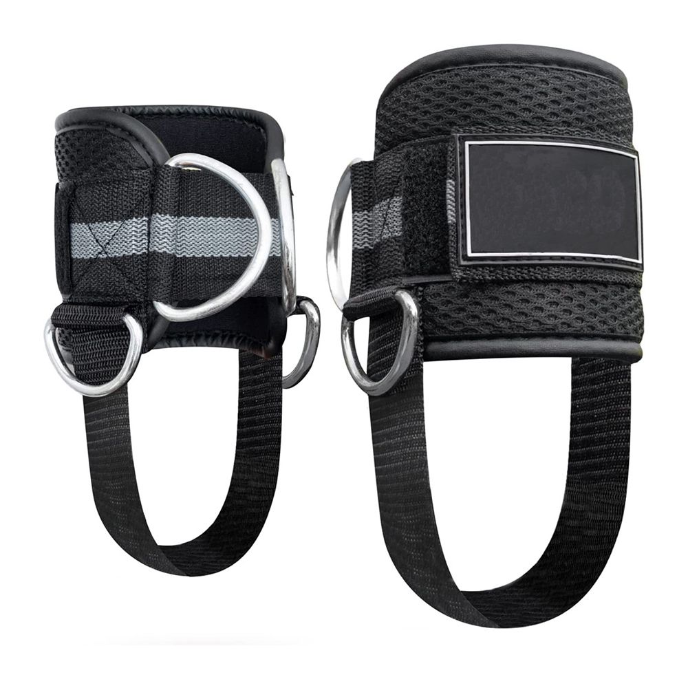 Ankle Straps for Cable Machine Glute Kickbacks, fit Men and Women Leg Workout Strap (2 Pcs)
