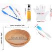 Air Fryer Paper Baking Set Baking Oil Absorbing Paper Oil Spray Bottle Oil Brush Food Clip Disposable Gloves