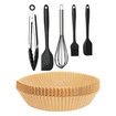Air Fryer Paper Liner Non Stick Barbecue Plate for Home Kitchen Baking Tools