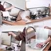 Stove Splatter Guard Grease Splatter Shield Nonstick Stove Splash Guard Splatter Screen For Frying Oil Splatter Guard Backsplash Guard