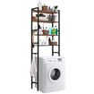4 Tier Bathroom Shelf Rack Over Toilet Washing Machine Laundry Towel Organiser Shelves Space Saver Freestanding Unit Storage