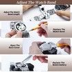 Watch Repair Kit,Professional Watch Battery Replacement Tool,Watch Link & Back Removal Tool,Spring Bar Tool Set with Carrying Case