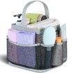 Mesh Shower Caddy Portable for College Dorm Room Essentials,Portable Shower Caddy Dorm with 8-Pocket Large Capacity,Shower Bag for Beach,Swimming,Gym (Grey)