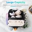 Mesh Shower Caddy Portable for College Dorm Room Essentials,Portable Shower Caddy Dorm with 8-Pocket Large Capacity,Shower Bag for Beach,Swimming,Gym (Black)