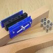 Self-Centering Dowel Jig Kit, Drill Guide Bushing Set, Wood Jig for Woodworking Joints, Tools for Straight Holes