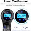 120W Car Air Pump, Wireless Inflatable Pump Portable Rechargeable Air Compressor Digital Car Automatic Tire Inflator Equipment
