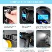 120W Car Air Pump, Wireless Inflatable Pump Portable Rechargeable Air Compressor Digital Car Automatic Tire Inflator Equipment