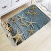 Doormat Floor Carpet Rug, 3D Starfishe Printed, Rubber Backing Non Slip Water Absorption, For Bathroom Bedroom Livingroom Kitchen Porch Stairs(50*80CM)
