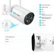 Wifi Security Cameras 2 Set Wireless CCTV Home Spy Surveillance System Outdoor With 16CH NVR Solar Panel Battery