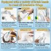 5-in-1 Handheld Electric Cleaning Brush Suitable For Kitchen, Bathroom Tub, Shower Tile, Carpet Bidet, Cordless Spin Scrubber