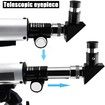 Astronomical Telescope, Telescope 360/50mm 90X Zoom HD Outdoor Monocularfor Kids, Adult, Beginners