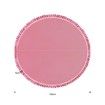 Baby Play Mat Padding Rug Memory Foam Washable Round Foldable Thick Carpet For Kids Bedroom Floor Activity Centre Pink