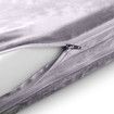 Baby Play Mat Padding Rug Memory Foam Washable Round Foldable Thick Carpet for Kids Bedroom Floor Activity Centre Grey