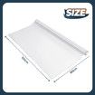 PVC Tablecloth Mat Cover Protector Plastic Custom Dining Desk Clear Transparent Waterproof 2mm 100x180cm