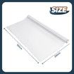 PVC Tablecloth Protector Cover Plastic Custom Dining Desk Mat Clear Transparent Waterproof 2mm 100x200cm